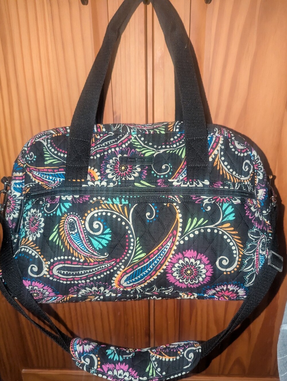 Vera Bradley Compact  Weekender Holland Paisley 23169